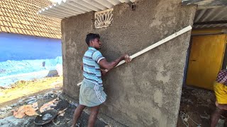 Wall Plastering_Hollow Blocks Outside Wall Plastering|House Outer Wall Plastering Works 