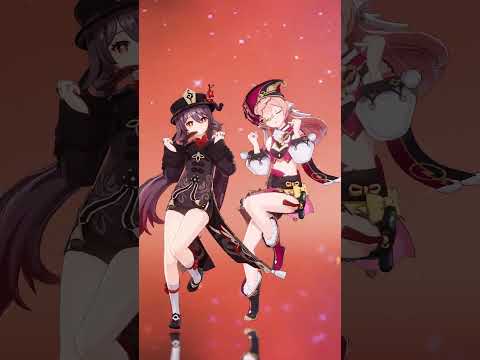 Hu Tao Yanfei 愛包ダンスホール 【Genshin Impact MMD】 #hutao #yanfei