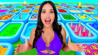100 PISCINAS MISTERIOSAS SOLO 1 PARA GANAR!! 