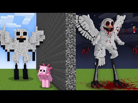 I Cheated With 99 NIGHTS OWL MONSTER in Minecraft Build Battle!