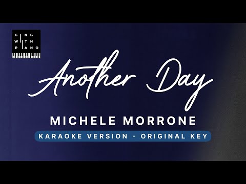Another Day – Michele Morrone (Original Key Karaoke) – Piano Instrumental Cover with Lyrics