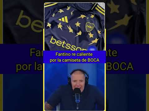 Fantino enojado con Adidas por camiseta d Boca #futbol #bocajunior #bocajuniorsquerido #boca #futbol