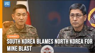 YouTube video thumbnail: South Korea Says North Korea Caused Border Mine Blast