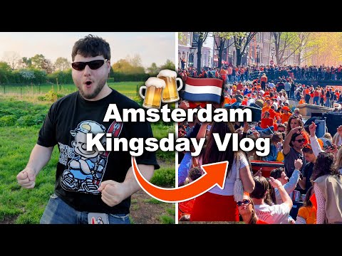 Erstes Mal KINGSDAY in Amsterdam! 🇳🇱 Krasser als Karneval?!