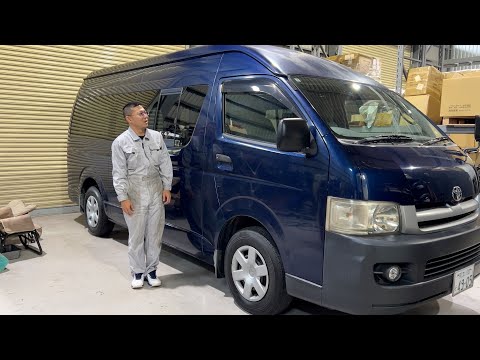 【洗車】超でかくて超きたないハイエース 綺麗になる。【用品取り付け】