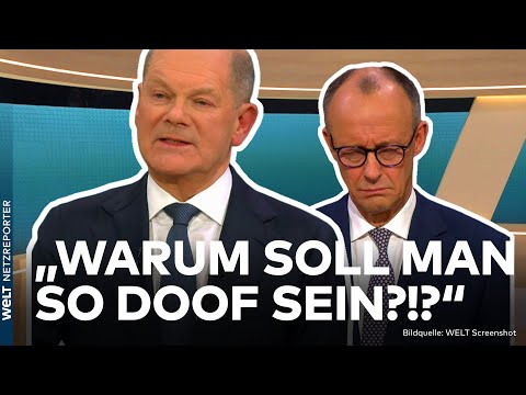 TV-DUELL: Scholz und Merz im direkten Schlagabtausch! SPD oder CDU - wer punktet vor Bundestagswahl?