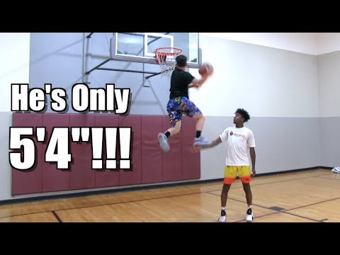 5'4" Dunker Andrew McFly Can WINDMILL!! + Tyler Currie/ Elijah Bonds