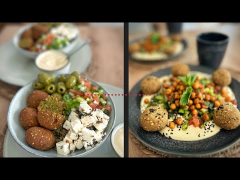 Falafel en salade: un régal en toute simplicité (Buddha bowl...)