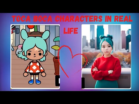 Toca Boca characters in real life 🫰❤️ Toca Life World 🌠 Toca Boca✨✨✨