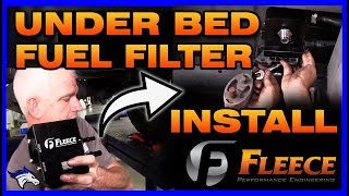 Ram Cummins DIY: Better Filtering for Less Money - Fleece Filter Under Bed Step-By-Step Install #diy