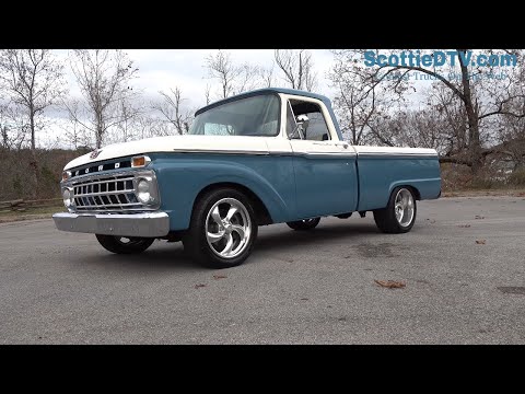 1965 Ford F-100 Pickup Gets A Custom Leather Interior At Pro Auto Custom Interiors