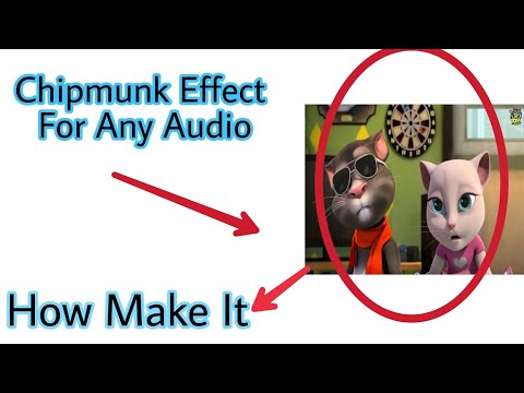 How to make a Chipmunk Voice