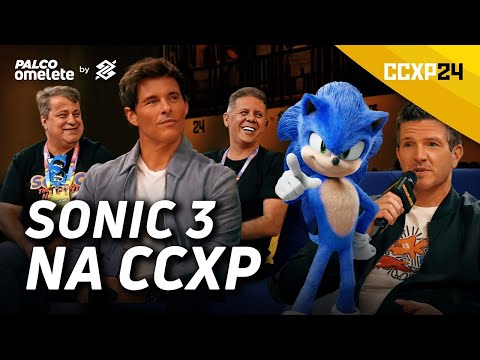 SONIC 3 na CCXP: Ben Schwartz, James Marsden, Wendel Bezerra, Manolo Rey e @Cocielo