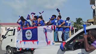 YouTube video thumbnail: Belize Celebrates National Men’s Volleyball Team After Regional Success