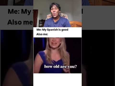 He can speak Spanish now 😅