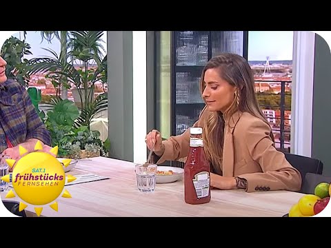 Nudeln mit Ketchup - das Kindheitsessen von Sophia Thomalla? | SAT.1 Frühstücksfernsehen