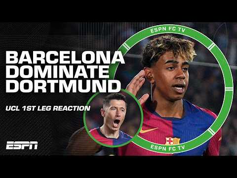 FULL REACTION: Barcelona show DOMINANCE in 4-0 win vs. Borussia Dortmund 😤 | ESPN FC