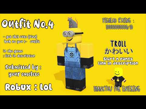 10 of the "Coolest" Troll roblox outfits (PART 1)