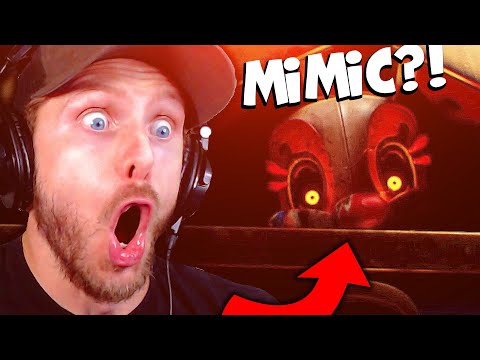 FNAF SECRET OF THE MIMIC TRAILER REACTION!! (NEW OFFICIAL FNAF GAME)