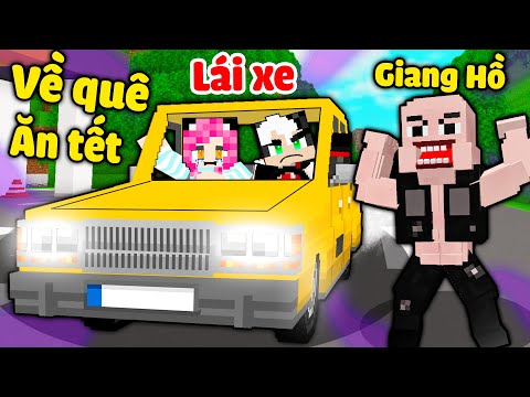 REDHOOD THỬ THÁCH 24 GIỜ SỐNG TRÊN SIÊU XE TRONG MINECRAFT*REDHOOD BẤT NGỜ ĐƯA MỀU VỀ QUÊ ĂN TẾT