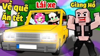 REDHOOD THỬ THÁCH 24 GIỜ SỐNG TRÊN SIÊU XE TRONG MINECRAFT*REDHOOD BẤT NGỜ ĐƯA MỀU VỀ QUÊ ĂN TẾT