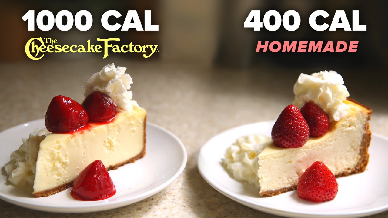 400-Calorie Vs. 1, 000-Calorie Cheesecake Slice Recipes