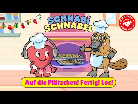 «Auf die Plätzchen! Fertig! Los!» 🍪 | Weihnachtslieder von Schnabi Schnabel für Kinder