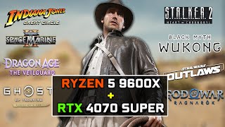 RTX 4070 Super + Ryzen 5 9600X | Perfect 1440P Combo or Is There a Bottleneck | 16 AAA Games Tested