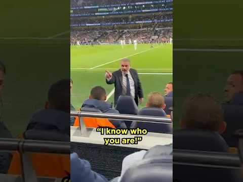Big Ange gets angry at a fan 😳