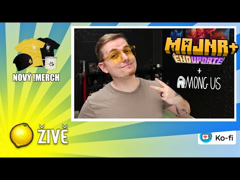 🔴 Párty stream z Among Us s Vámi, Majnr+ a zombie her 😎🪩 Koukněte i na !merch !kofi a do popisu