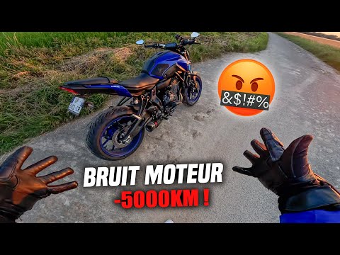 LE MOTEUR DE MA MT07 EST CASSÉ ! 🤬 (-5000km…Daily Observation #1)