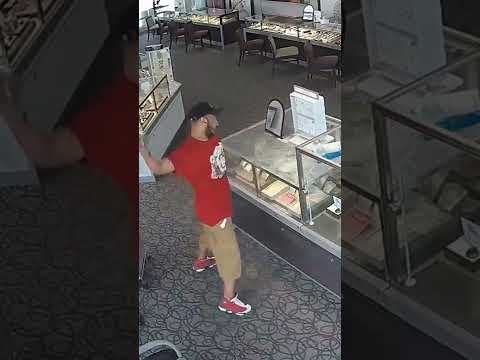 Man Tries to Smash Jewelry Store Display Case. It Didn’t Go as Planned.