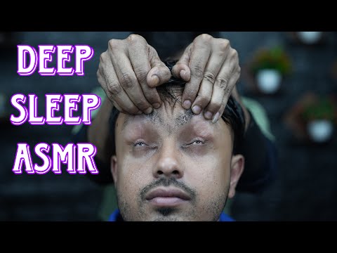 Deep Sleep ASMR Therapy By Indian Barber | Ear Massage - Forehead Massage - Neck Massage ASMR