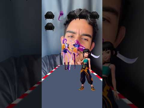 COLOCANDO CABELO NA ZOEY #kpopdemonhunters