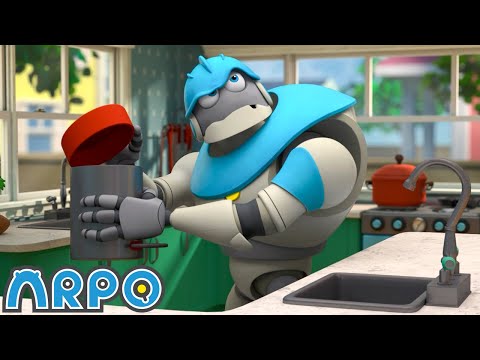 Whats that annoying Squeak? 🤔🔉| Baby Daniel and ARPO The Robot | Funny Cartoons for Kids