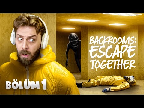 BU ODADAN ÇIKMAK İMKANSIZ! | BACKROOMS: ESCAPE TOGETHER | BÖLÜM 1