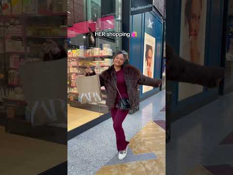HIS VS HER shopping 🛍️