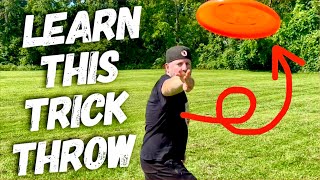 How To Throw My Favorite Frisbee Trick Shot #frisbee #tutorial #trickshots #trickshot