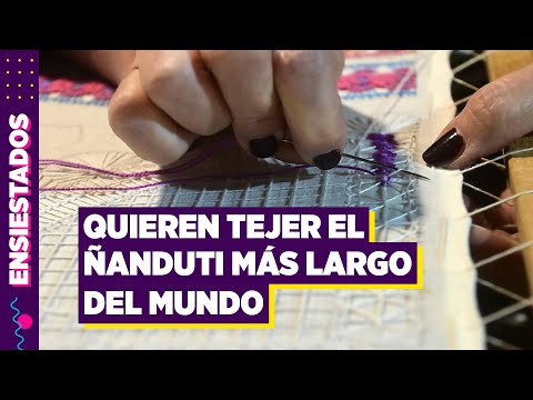 Lanzan una campaña nacional para tejer el ñandutí más largo del mundo