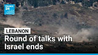 YouTube video thumbnail:  Lebanon and Israel Conclude Round of Talks on IDF Withdrawal