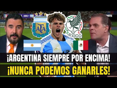 ¡ESTAN EN OTRO NIVEL! PRENSA MEXICANA DOLIDA TRAS VICTORIA DE ARGENTINA SUB 20 | ADIOS AL MUNDIAL.