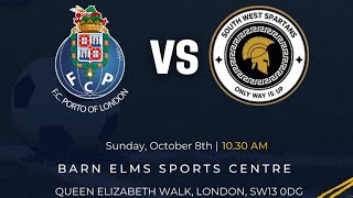 FC Porto of London VS South West Spartans 8/10/23 (Part 1)
