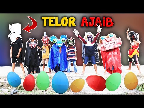 TELOR AJAIB BERUBAH JADI BARONGAN JELEK SKIBIDI TOILET GANONG BARONGAN EMBER BARONGAN KARDUS