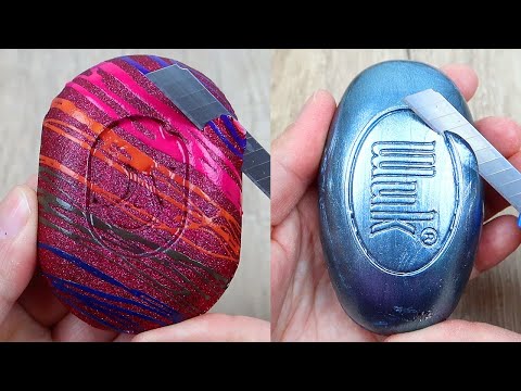 Relaxing Soap Cutting ASMR. Satisfying Soap and lipstick cutting. Corte de jabón - 945