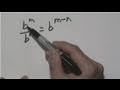 Dividing Exponents with Same Base