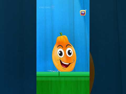 Papaya Fruit Song for Kids - Catchy & Fun! #shorts #nurseryrhymes #babysongs #chuchutv #kidslearning