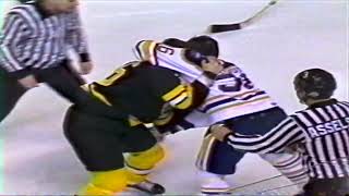 Sabres/Bruins 9 Fights January 20, 1988