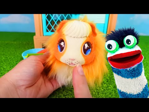 Fizzy el Veterinario de Mascotas ayuda a los Bebés y a la Mamá Cobaya