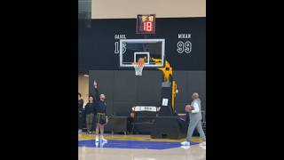 Luka Dončić hits a HALF-COURT shot during practice! | #shorts #lakers #lukadoncic #nba