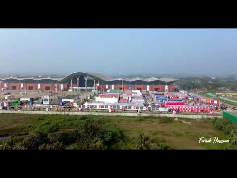 ঢাকা আন্তর্জাতিক বাণিজ্য মেলা ২০২৫ || Dhaka Banijjo Mela 2025 || drone footage || DITF 2025